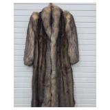 Ladies' Long Fur Coat BY Laura of Tulsa S/M