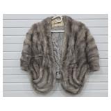 Vintage Neiman-Marcus Gray Fur Stole