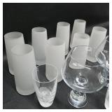 Contemporary / Frosted Tumblers & Crystal