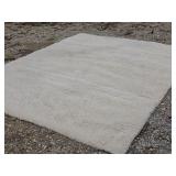 Modern Off-White Shag Area Rug