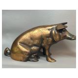 Cast Iron Chicago Stock yards - Piggy Bank Pig ,