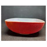 Pyrex Red Square 2.5 Qt Mixing Bowl