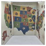 COLORIZED AMERICAN STATEHOOD COIN COLLECTION