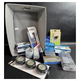 Office Supplies in Cloth Storage Tote