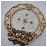Fitz and Floyd Florentine Christmas Canape Plate