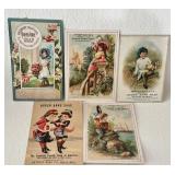 Detroit Soap Co Queen Anne Soap Advertising Cards