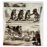 VTG Devers Golden West Advertising Cards