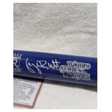 GEORGE BRETT SIGNED KC ROYALS WORLD CHAMPION BAT