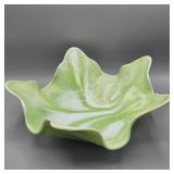 WESTMORELAND RIPPLED, HANDKERCHIEF, GREEN AND