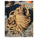 Very Large Bundle 1" Natural Fiber Rope Believe