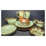 Frankoma Pottery Vintage Prairie Green Glaze
