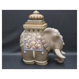 Large Lladro Pottery Siamese Elephant