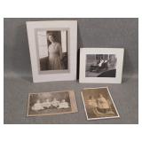 Antique Photos / Cabinet Cards w/ Brass Era Car