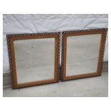Pair of Antique Framed Wall Mirrors
