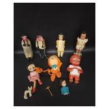 Vtg Dolls Celluloid Bisque Poseable Japan