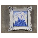 Small Rosenthal Porcelain Tray w/ Mountain Scene