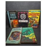 Vintage Mixed Paperback Lot: Space Prison