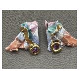 Amy Lacombe 1988 Handcrafted Abstract Clay