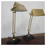 Modern Adjustable Lamp Pair w/ Outlets