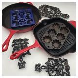 Cast Iron Skillets & Trivets