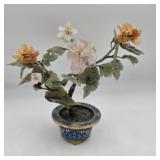 6" Carved Stone Bonzai Tree