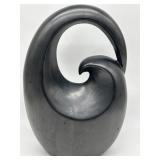 VINTAGE CERAMIC ABSTRACT SWIRL SCULPTURE IN