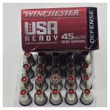 20- 45 AUTO 200 GRAIN WINCHESTER AMMUNITION