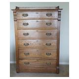 Exquisite Antique Oak Chest of Drawers