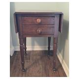 19th Century Drop-Leaf End / Serving Table