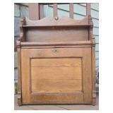 Antique Compact Wall-Mount Secretary / Desk