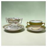 VTG France Footed Bouillon Cup w/ Flat Bottom