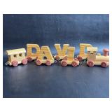 Handcrafted Wood Name Train