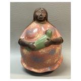 Peru Chulucanas Mother & Baby  Figure Folk Art