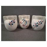 3 Purinton Pottery Vases Incl Shooting Star