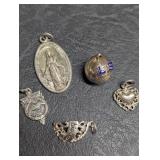 Sterling Silver Religious Pendants , Sterling