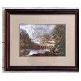 Vintage Roberta Wesley Landscape Print Some