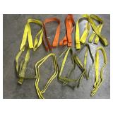 10 Heavy Duty Slings Straps 8 Ft. Long 1 & 2 Inch