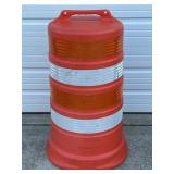 TRAFFIC CONSTRUCTION WARNING BARREL