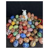 BUNNY RABBIT W/ OVER 50 EASTER EGGS