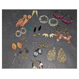 Costume Jewelry Pierced Earring Collection ,