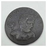 1794 TOKEN FOWLER LONDON WHALE FISHERY D&H
