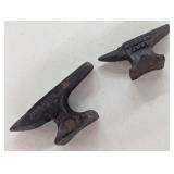 Small Vintage Iron Anvils