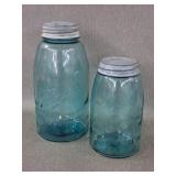 Antique Ball 1900 Triple L Half Gallon Jar +