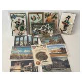 12 Postcards Early 1900ï¿½s & 1930ï¿½s