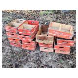 Vtg Wooden Coca Cola Crates
