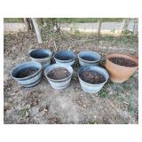 7 Large Planters