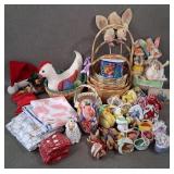 Vntg Annalee Bunny Dolls & Holiday Decor