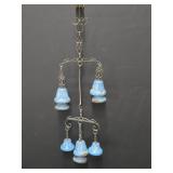 Chile Made Enameled Bell Chime w/ Cast Iron Pcs