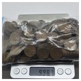 998G OF WHEAT PENNIES