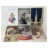 6 VTG/ Antique Postcards